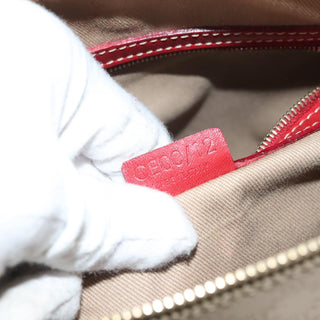 Celine Vintage Macadam Shoulder Bag Canvas and Leather