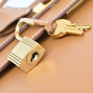 Hermes Kelly Handbag Light Chamonix with Gold Hardware