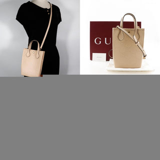 Gucci GG super mini handbag Leather