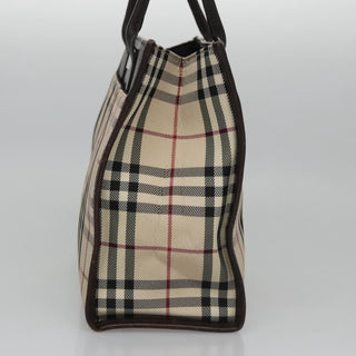 Burberry Nova Check Tote Canvas and Leather