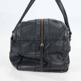 Chanel Square Stitch Shoulder Bag Quilted Caviar