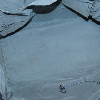 Chanel Logo Chain Tote Quilted Nylon with Tweed