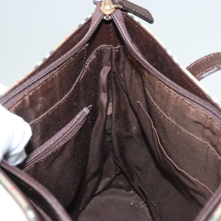 Burberry Nova Check Tote canvas check pattern