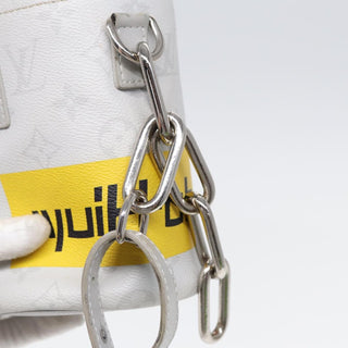 Louis Vuitton Chalk Nano Bag Limited Edition Logo Story Monogram Canvas