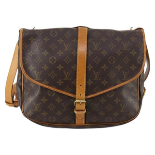 Louis Vuitton Saumur Handbag Monogram Canvas