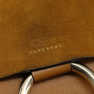 Chloe Faye Shoulder Bag Leather and Suede
