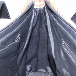 Burberry Shoulder Bag Nova Check Canvas