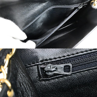 Chanel Vintage CC Chain Full Flap Bag Quilted Leather