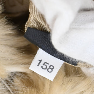 Prada Canapa Tote Denim and Fur