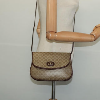 Celine Macadam Shoulder Bag PVC Leather