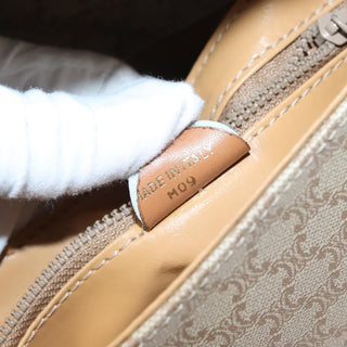 Celine Vintage Macadam Shoulder Bag Canvas