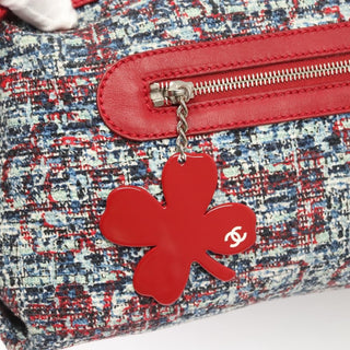 Chanel Camellia Shoulder Bag Tweed