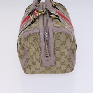 Gucci Vintage Web Boston Bag GG Canvas