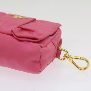 Prada Bow Camera Crossbody Bag Tessuto