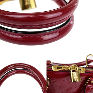Louis Vuitton Alma Handbag Monogram Vernis