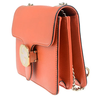 Gucci Interlocking Shoulder Bag Leather