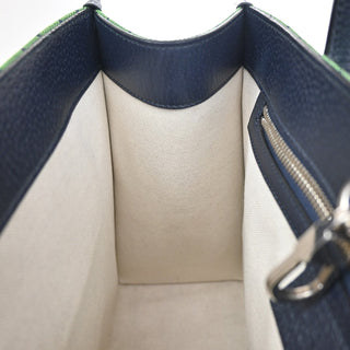Gucci Structured Top Handle Open Tote GG Canvas