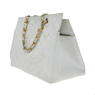Chanel Vintage Grand Shopping Tote Quilted Calfskin