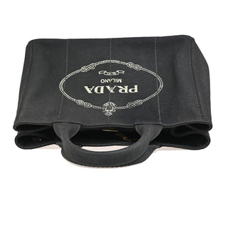 Prada Canapa Convertible Tote Canvas