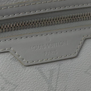 Louis Vuitton Double Flat Messenger Bag Limited Edition Logo Story Monogram Canvas and Denim