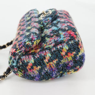 Chanel Classic Single Flap Bag Quilted Tweed