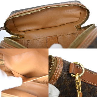 Celine Vintage Macadam Shoulder Bag Canvas