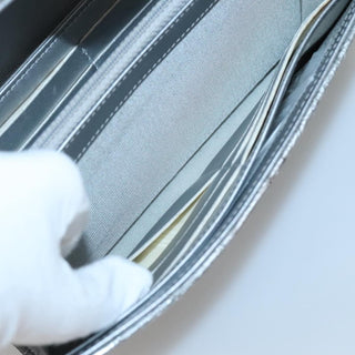 Chanel L-Flap Wallet Chevron Patent