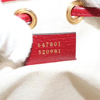 Gucci Doraemon Bucket Bag Printed Mini GG Coated Canvas