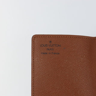 Louis Vuitton Porte Cartes Pression Card Case Monogram Canvas