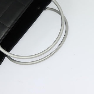 Chanel Vintage Chocolate Bar Metal Ring Tote Quilted Lambskin