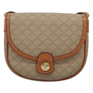 Celine Macadam Shoulder Bag PVC Leather