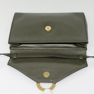 Celine Vintage Circle Logo Crossbody Bag Leather