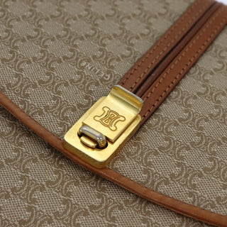 Celine Macadam Shoulder Bag Canvas