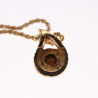 Christian Dior CD Pendant Necklace Metal