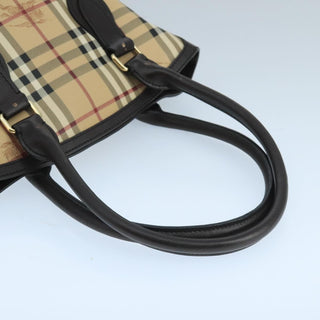 Burberry Newfield Tote Haymarket Coated Canvas