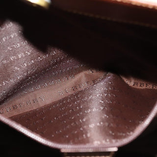 Burberry Top Handle Tote Haymarket Coated Canvas