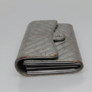 Chanel L-Flap Wallet Chevron Patent