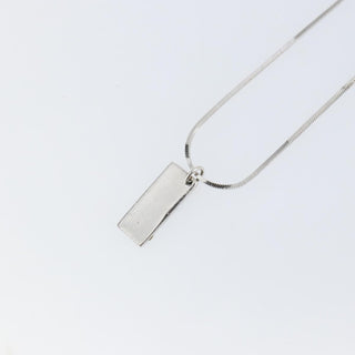 Christian Dior Trotter Motif Necklace Engraved Metal