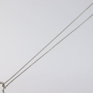 Tiffany & Co. Elsa Peretti Open Heart Pendant Necklace Sterling Silver