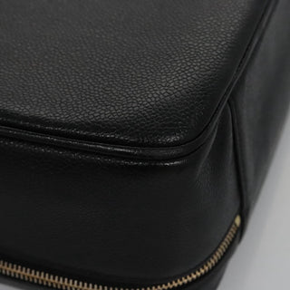 Chanel Vintage Timeless Zip Around Vanity Case Caviar