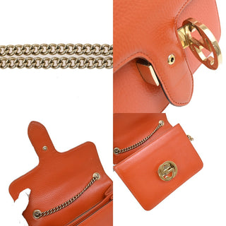 Gucci Interlocking Shoulder Bag Leather