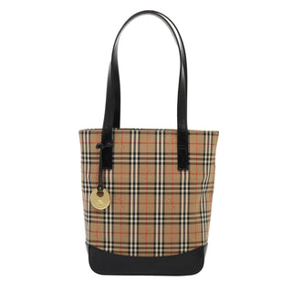 Burberry Nova Check Tote canvas check pattern