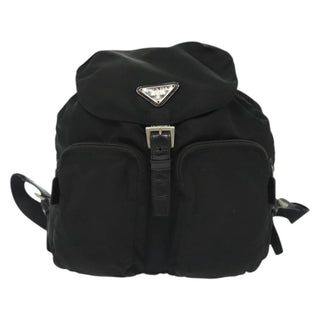 Prada Double Front Pocket Backpack Tessuto