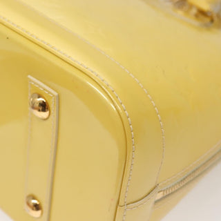 Louis Vuitton Alma Handbag Monogram Vernis