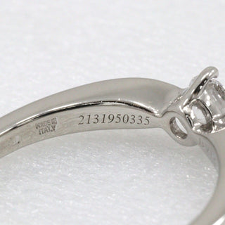Bvlgari Dedicata a Venezia Solitaire Ring Platinum with RBC Diamond E/VS2