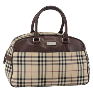 Burberry Nova Check Bowling Bag Canvas