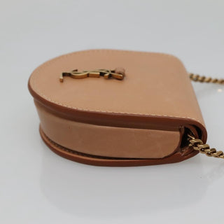 Saint Laurent Le K Chain Crossbody Bag Leather