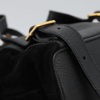 Gucci Vintage Bamboo Backpack Suede