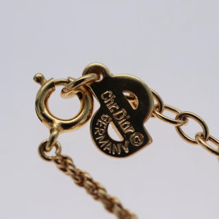 Christian Dior CD Pendant Necklace Metal