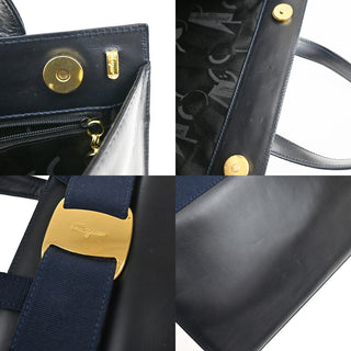 Salvatore Ferragamo Convertible Vara Bow Tote Leather